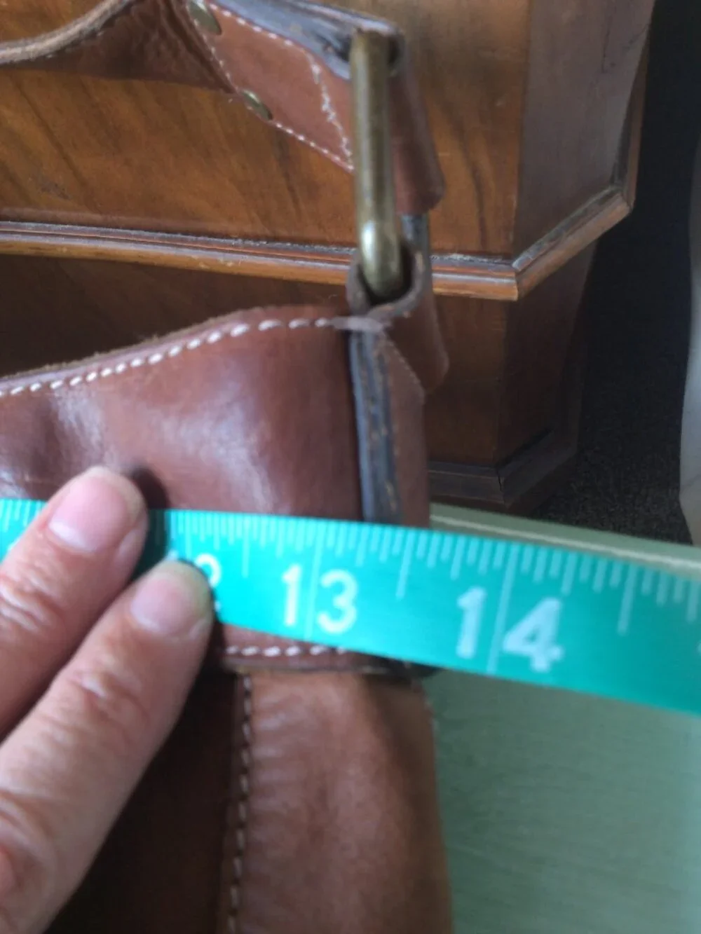 Vintage Banana Republic Ashbury Leather Hobo Saddlebag Bag